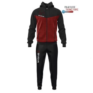 Alternative view of TUTA VISA MELANGE CON CAPPUCCIO POLARFLEECE